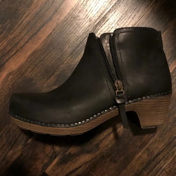 dansko max ankle bootie